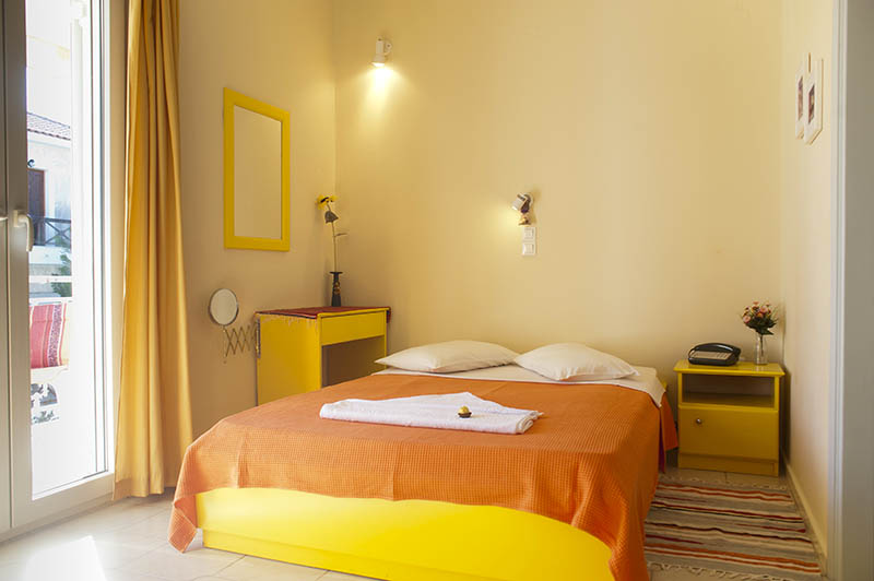 Schlaffzimmer bei Hotel Spiti